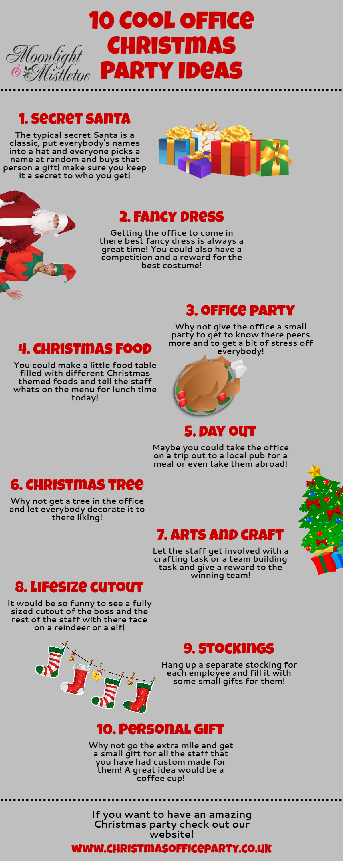 10 Cool Office Christmas Party Ideas MoonlightMistletoe